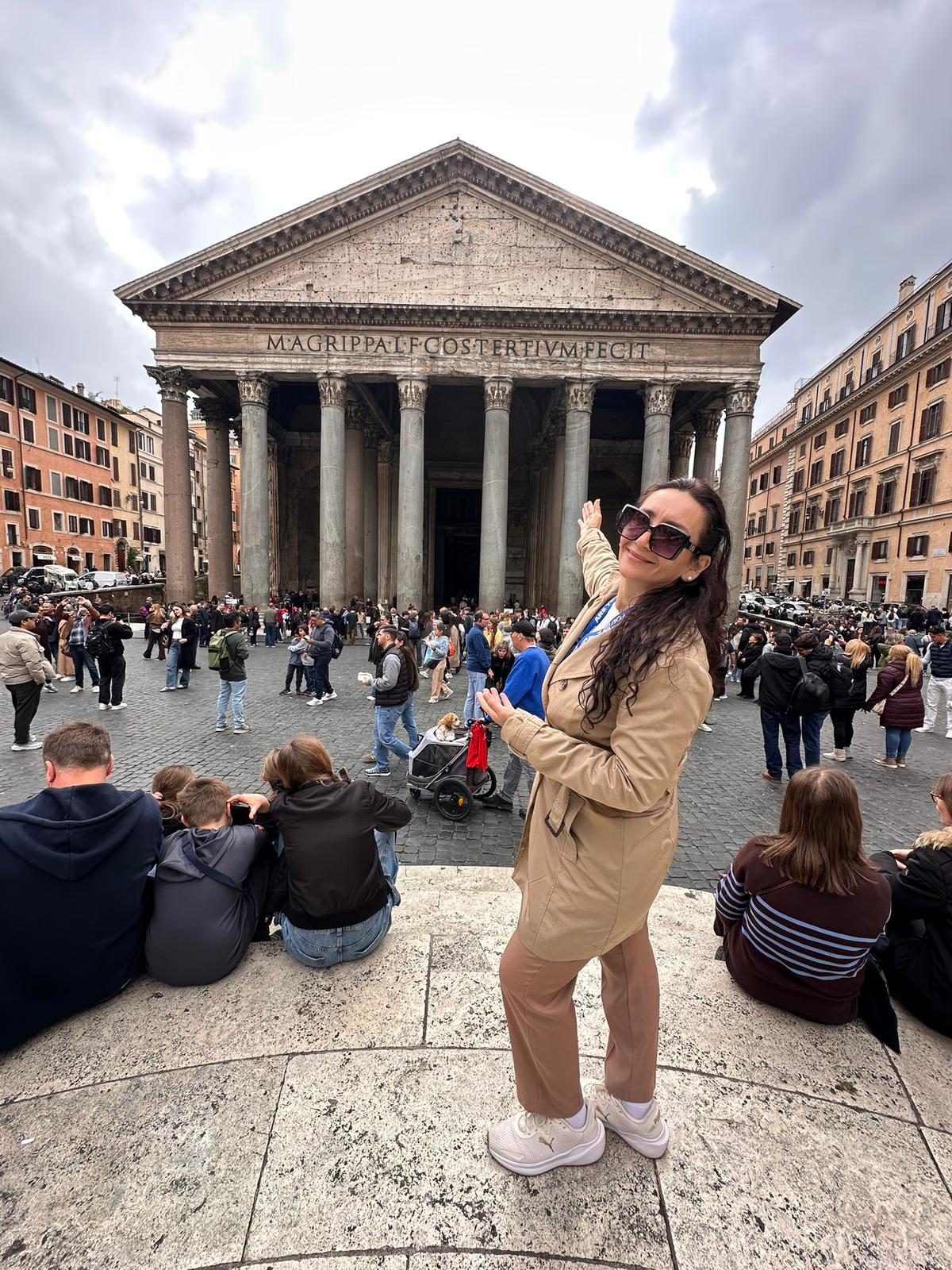 Andrea Romero en Roma